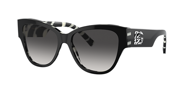 Dolce&Gabbana DG4449 54 Light Grey Gradient Black & Black On 