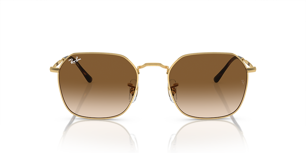 Ray-Ban RB3694 Jim 53 Light Brown & Gold Sunglasses | Sunglass Hut USA