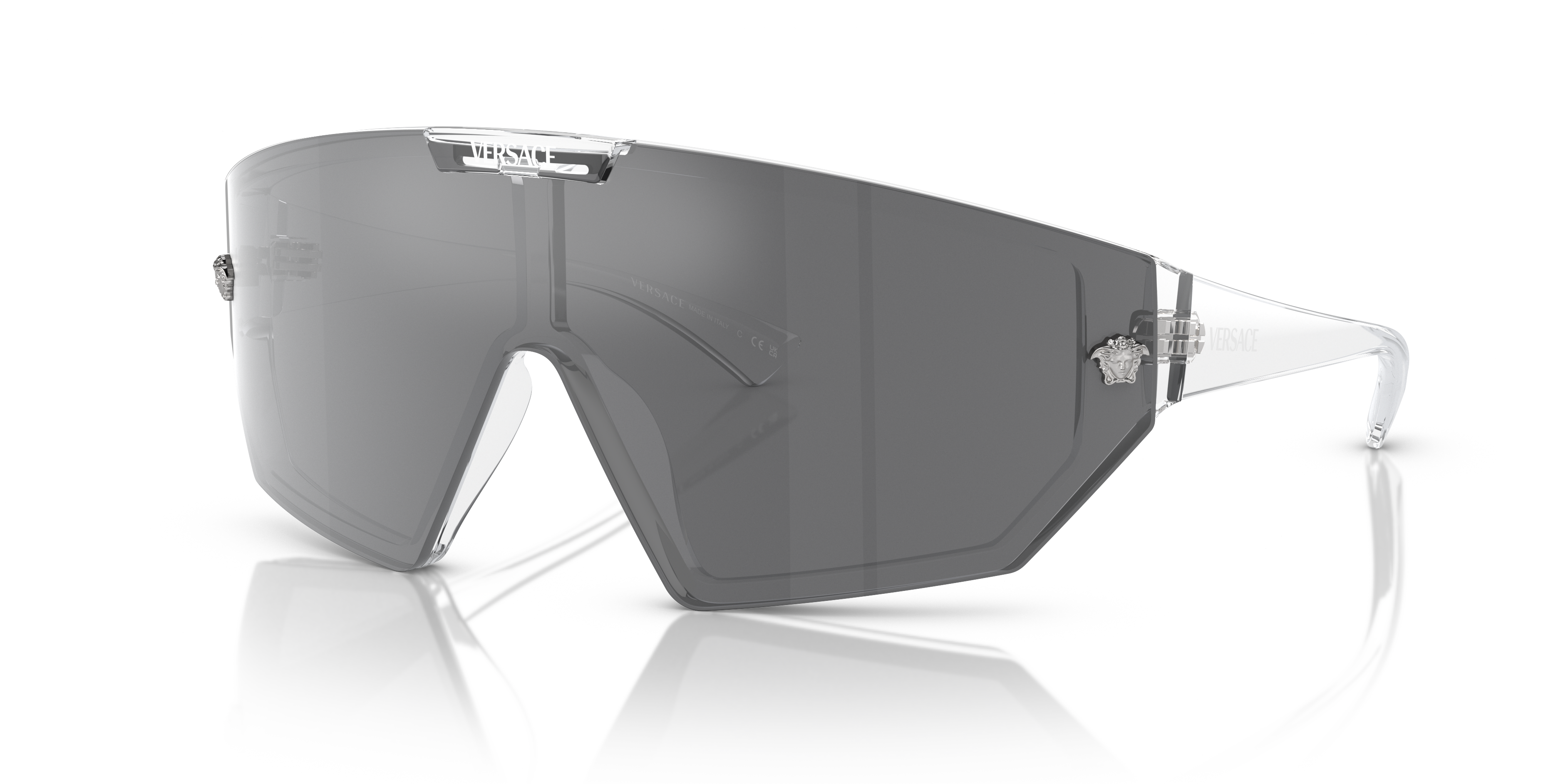 Black mirror medusa sunglasses top