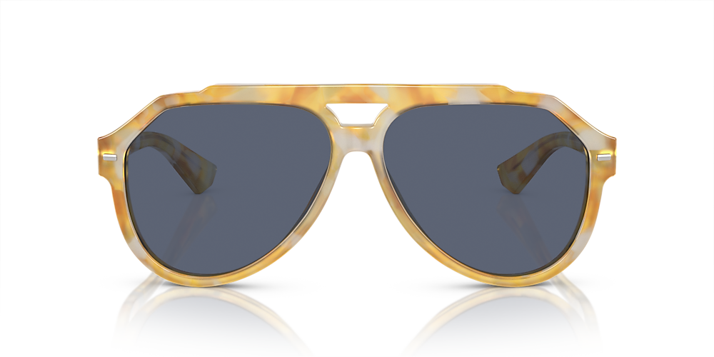 Dolce&Gabbana DG4452 60 Blue & Yellow Tortoise Polarized