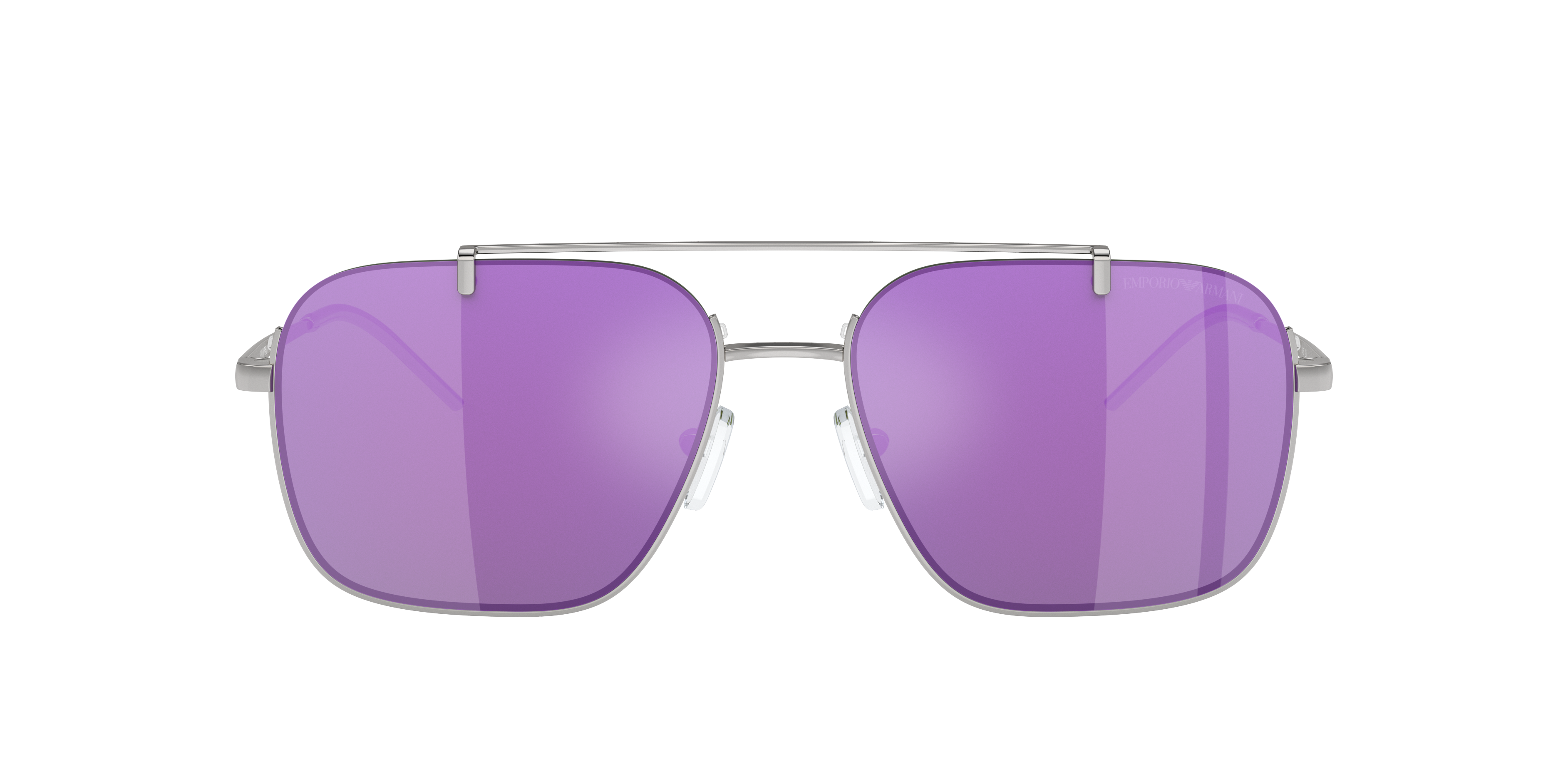 Shop Emporio Armani Man Sunglass Ea2150 In Grey Mirror Violet