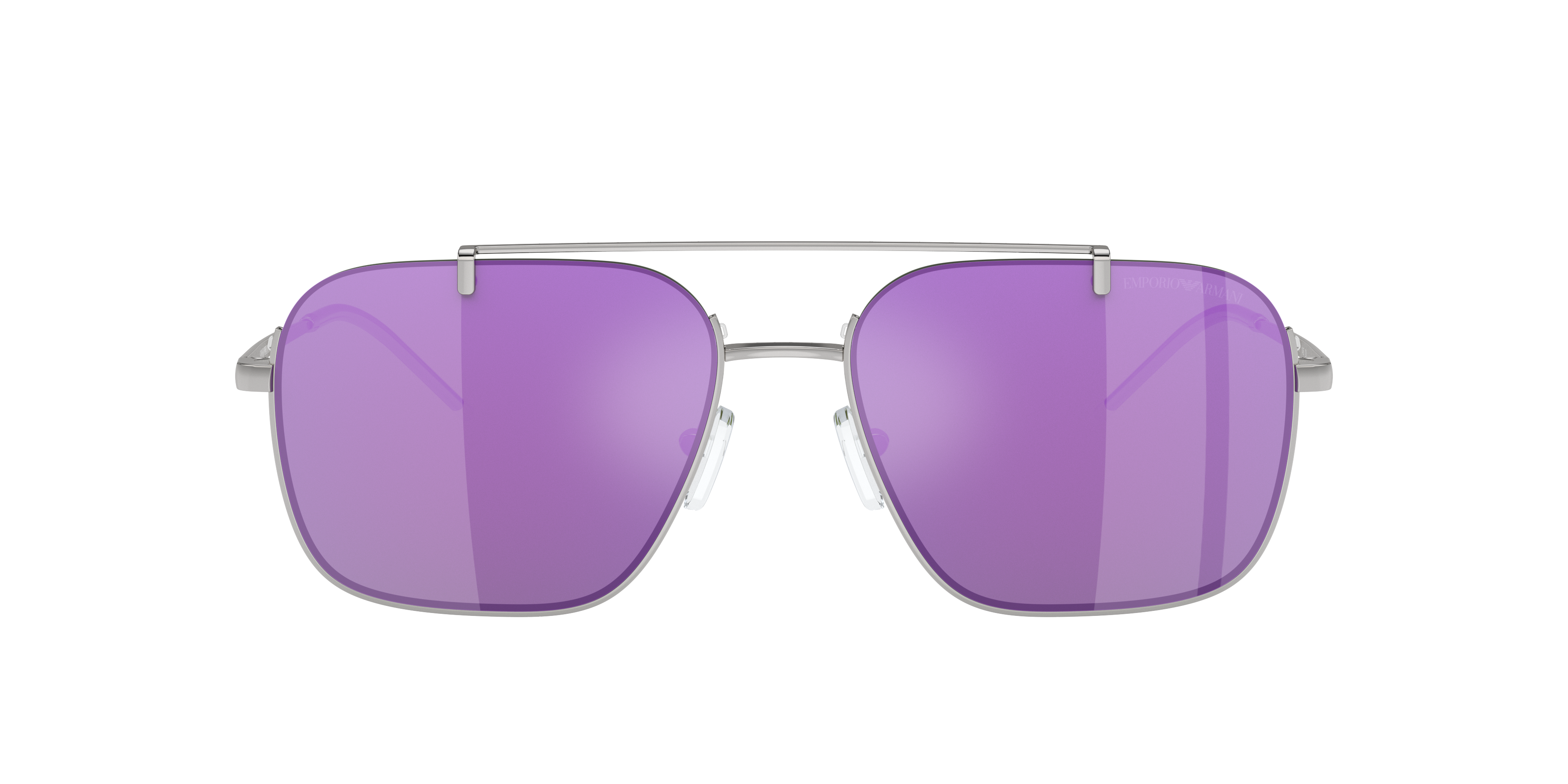 Emporio Armani Man Sunglasses Ea2150 In Grey Mirror Violet