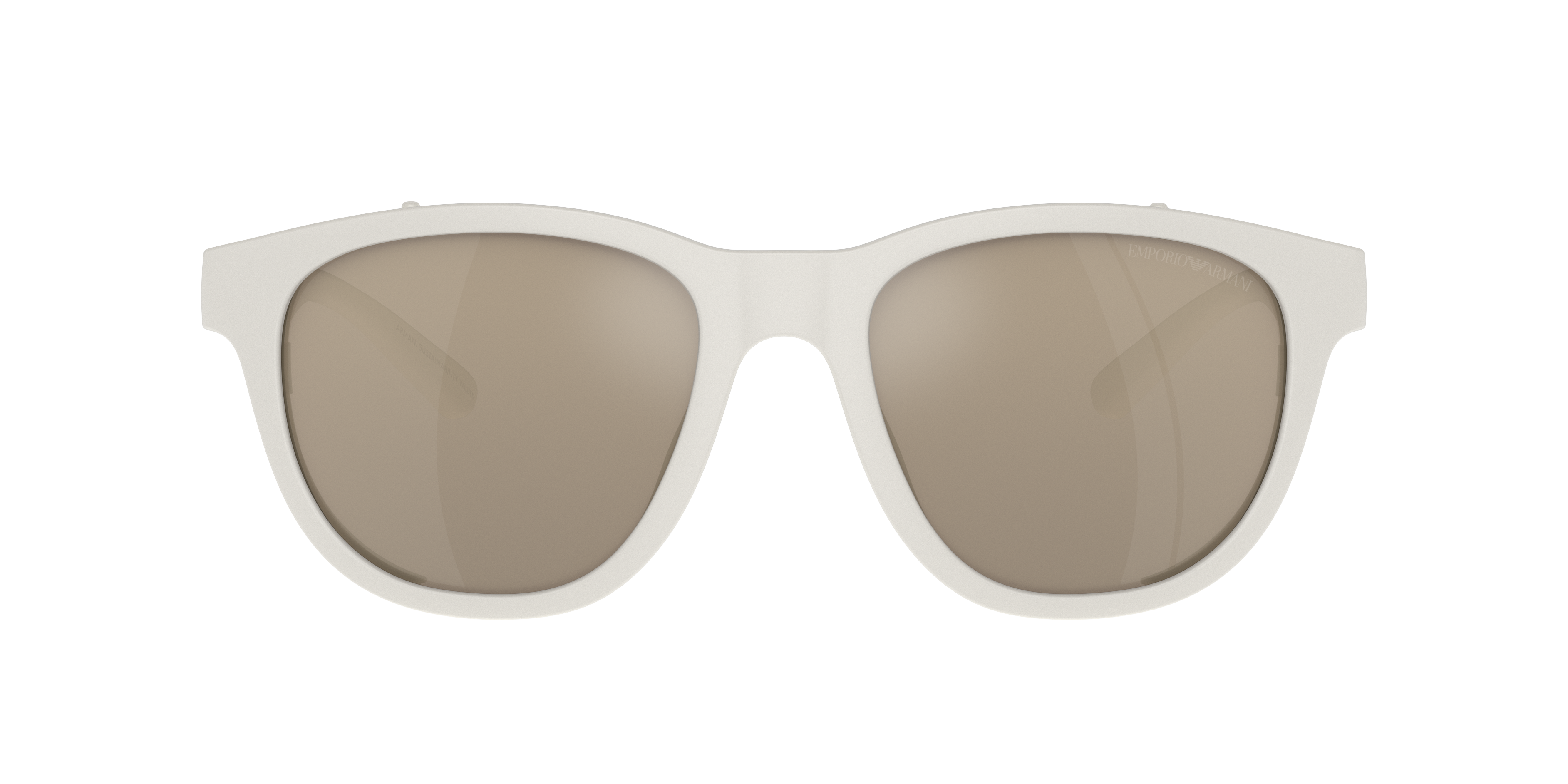Emporio Armani Man Sunglasses Ea4216u In Light Brown Mirror Gold