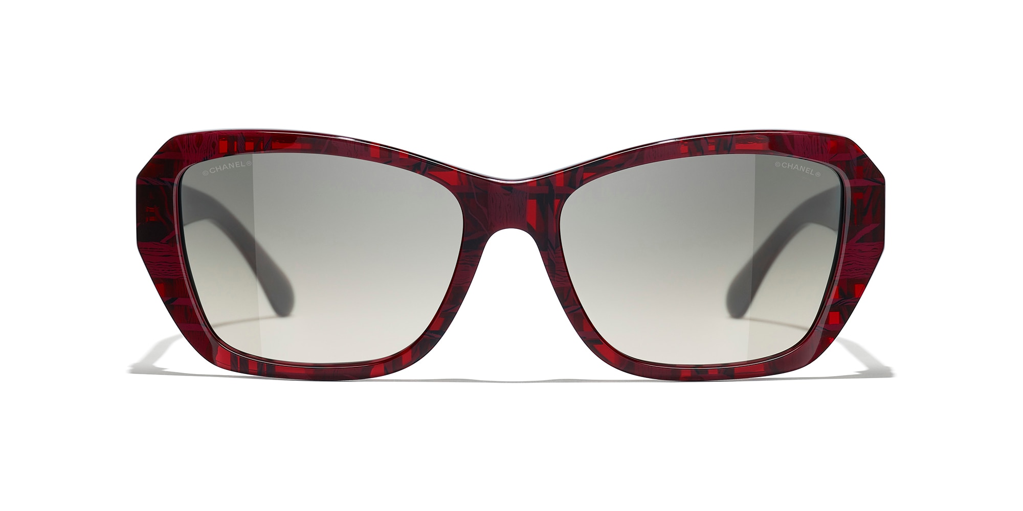 Chanel red outlet sunglasses