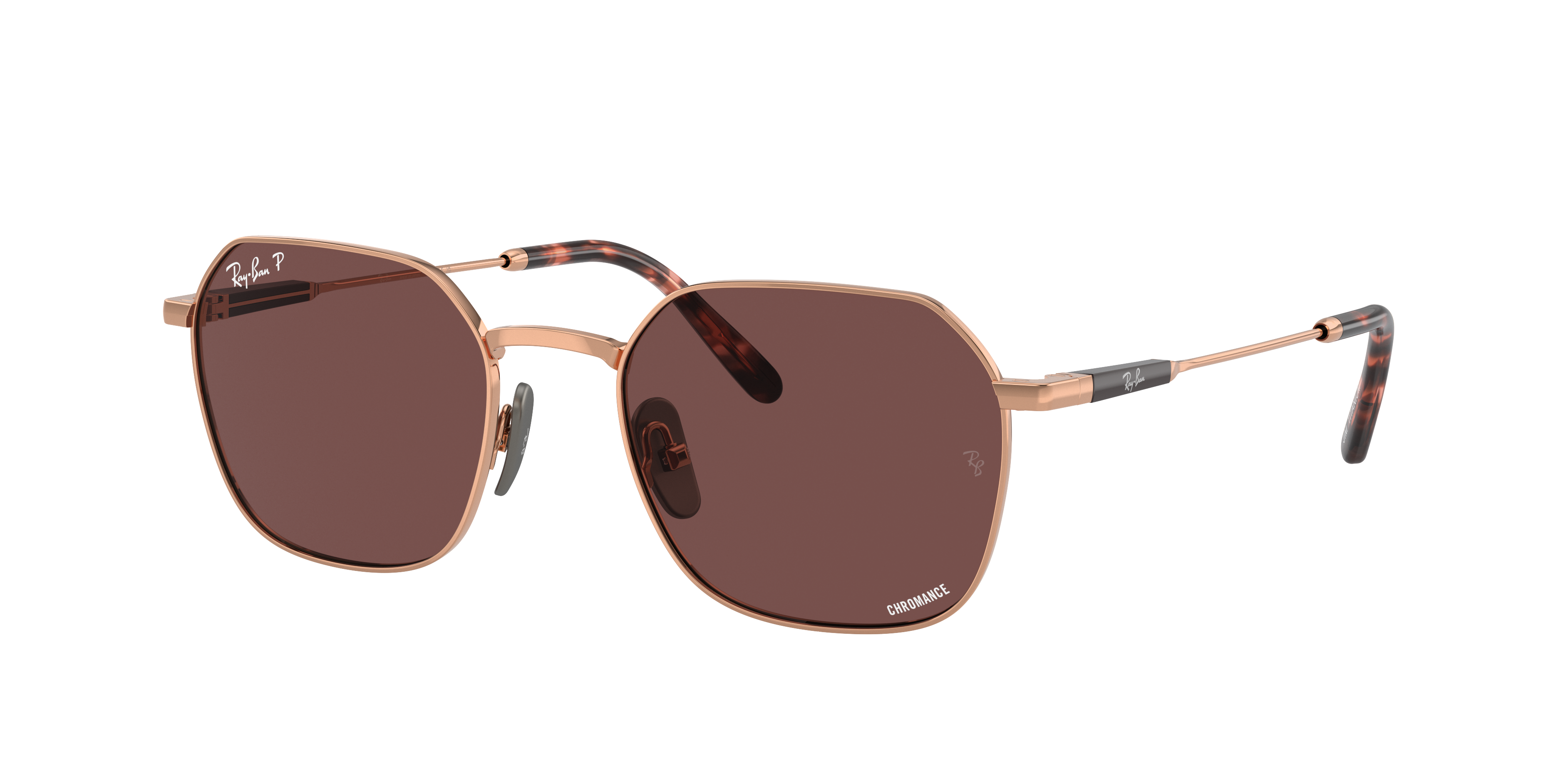 Shop Ray Ban Ray In Dark Violet