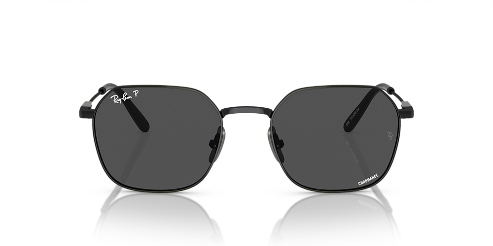 Ray-Ban RB8094 Jim Titanium 53 Dark Grey & Black Polarized Sunglasses