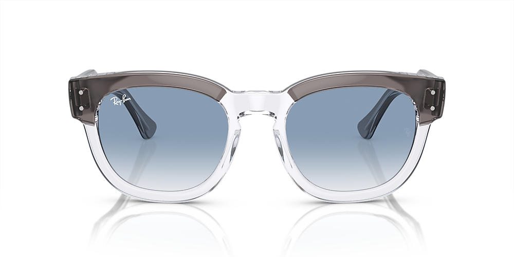 Ray-Ban RB0298SF Mega Hawkeye 53 Clear/Blue & Grey On Transparent 