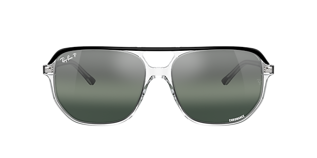 Ray-Ban RB2205 Bill One 57 Grey & Havana On Transparent Green