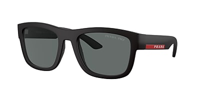 Prada Linea Rossa PS 01ZS 56 Dark Grey Polar Black Rubber