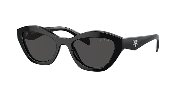 Prada PR A02S 52 Dark Grey & Black Sunglasses | Sunglass Hut USA