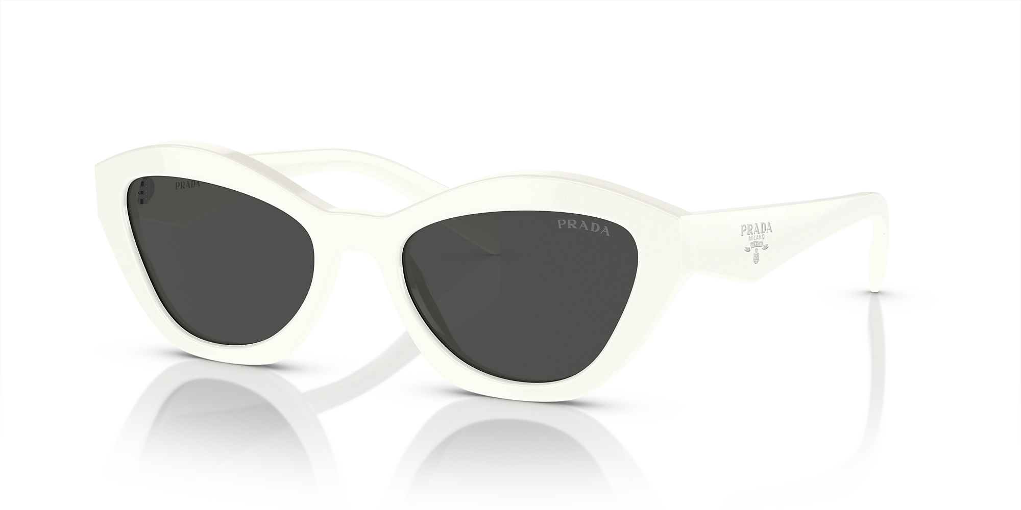 Prada PR A02S 52 Dark Grey & White Sunglasses Sunglass Hut USA