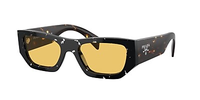 Prada PR A01S 53 Dark Grey & Black Sunglasses | Sunglass Hut