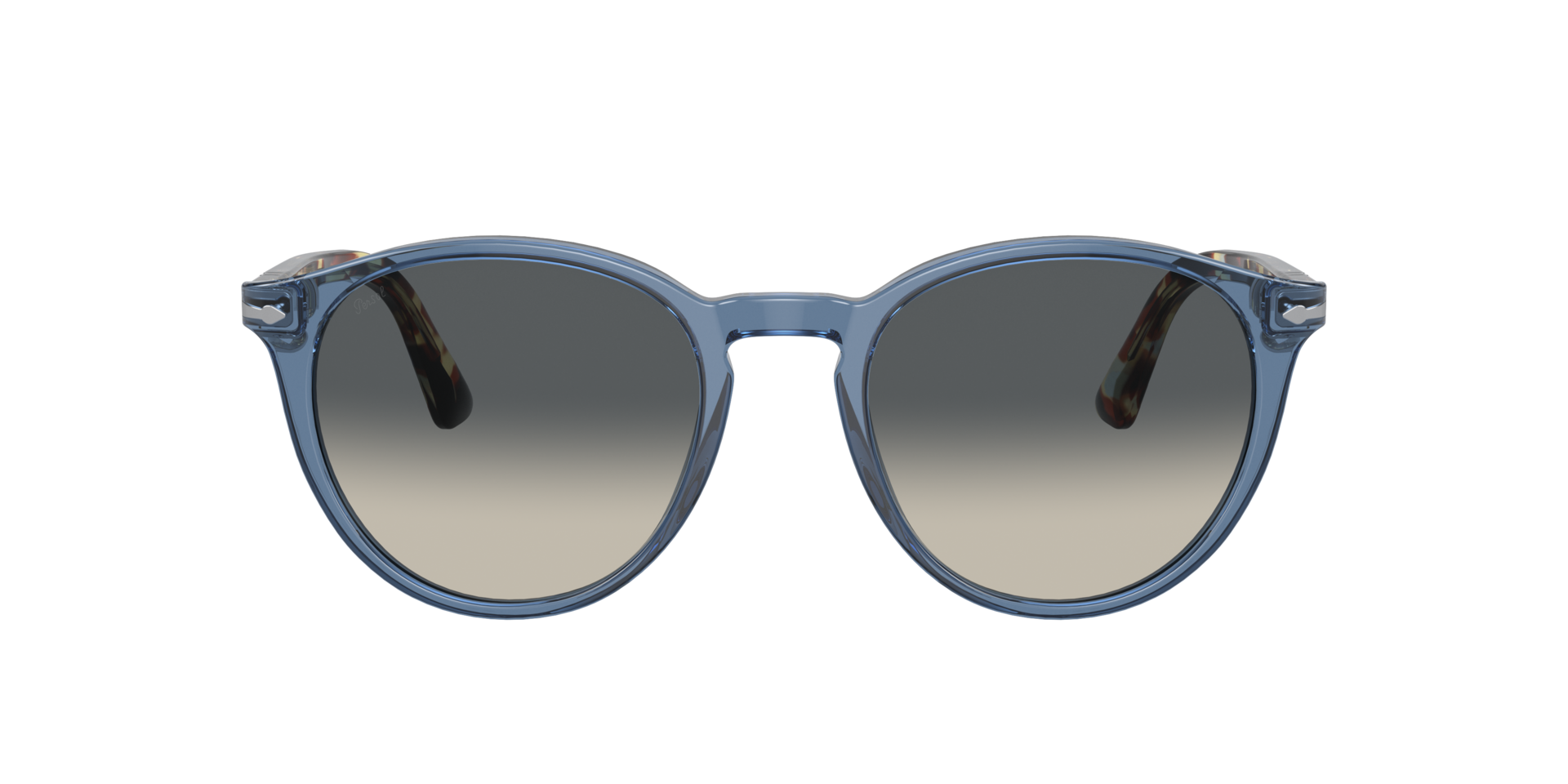 Persol Man Sunglass PO3152S -  Frame color: Transparent Navy, Lens color: Light Grey Gradient Dark Grey
