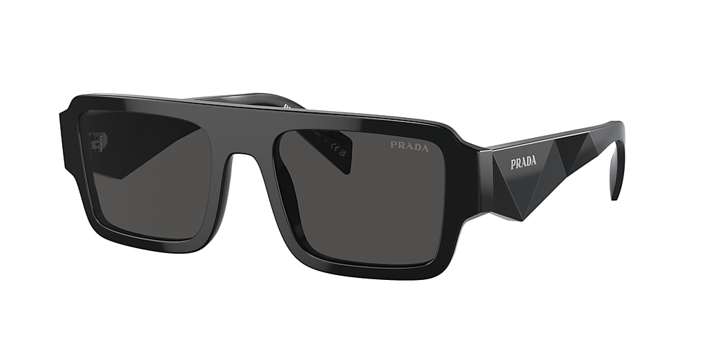 Prada PR A05S 53 Dark Grey & Black Sunglasses | Sunglass Hut Australia
