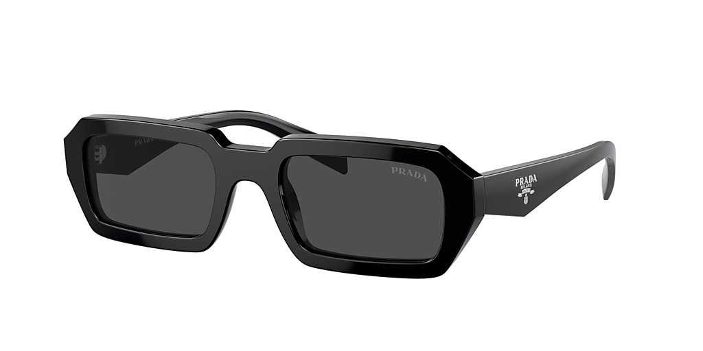 Prada PR A12SF 54 Dark Grey & Black Sunglasses | Sunglass Hut Canada