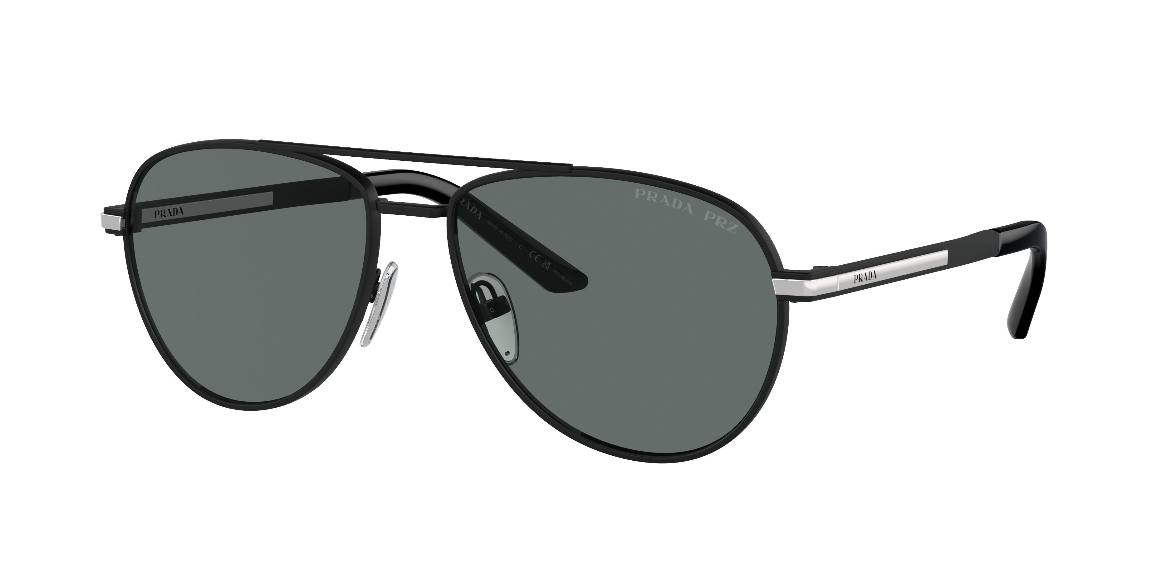 Prada Man Sunglass Pr A54s In Black