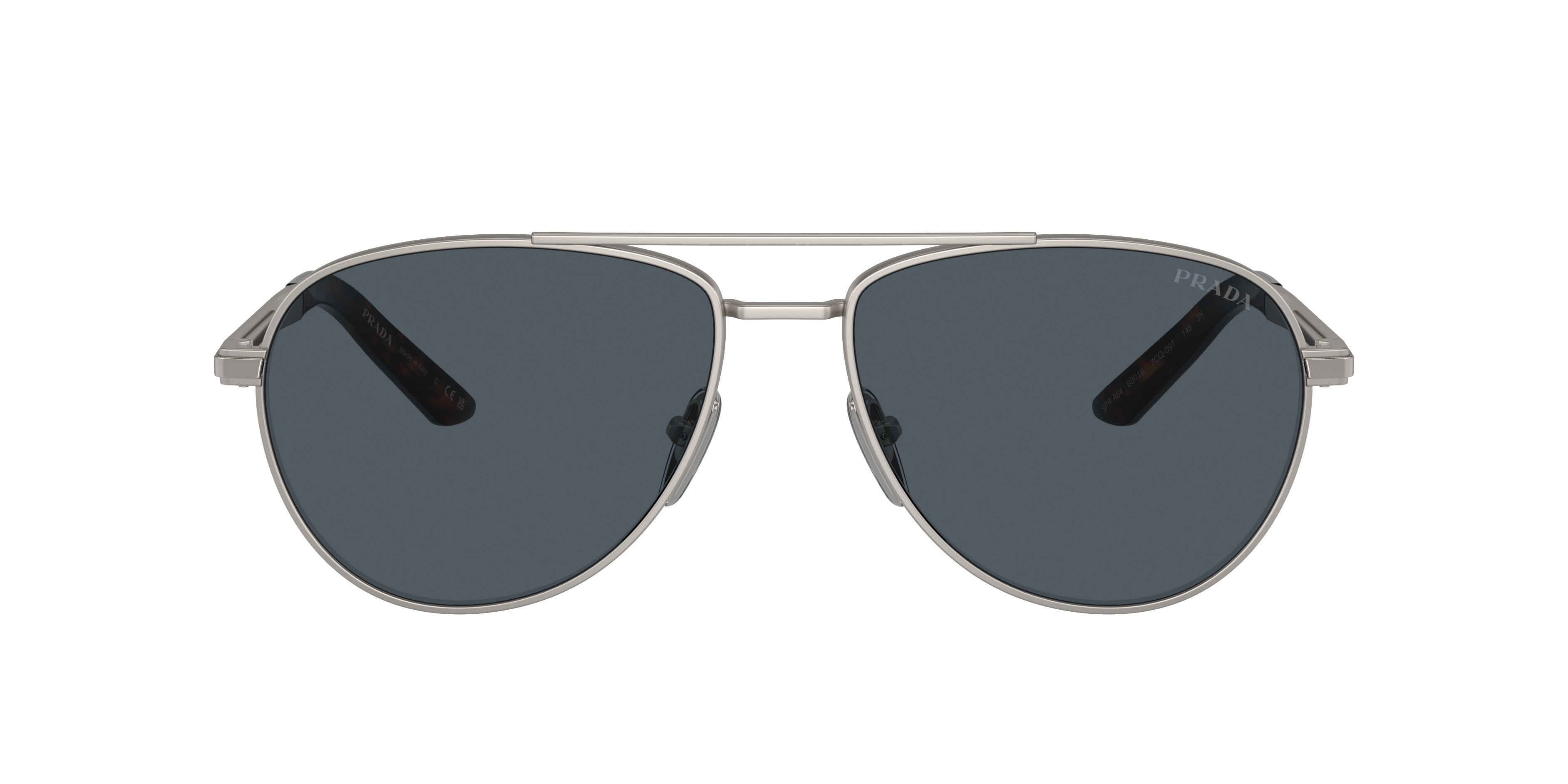 Shop Prada Man Sunglass Pr A54s In Dark Grey