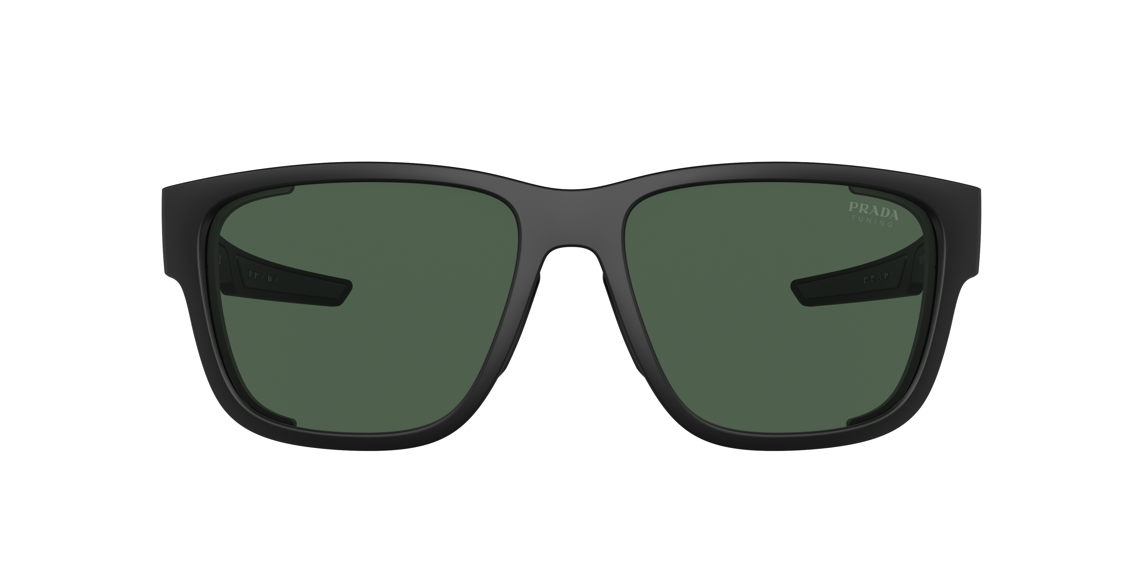 Shop Prada Linea Rossa Man Sunglass Ps 07ws In Dark Green