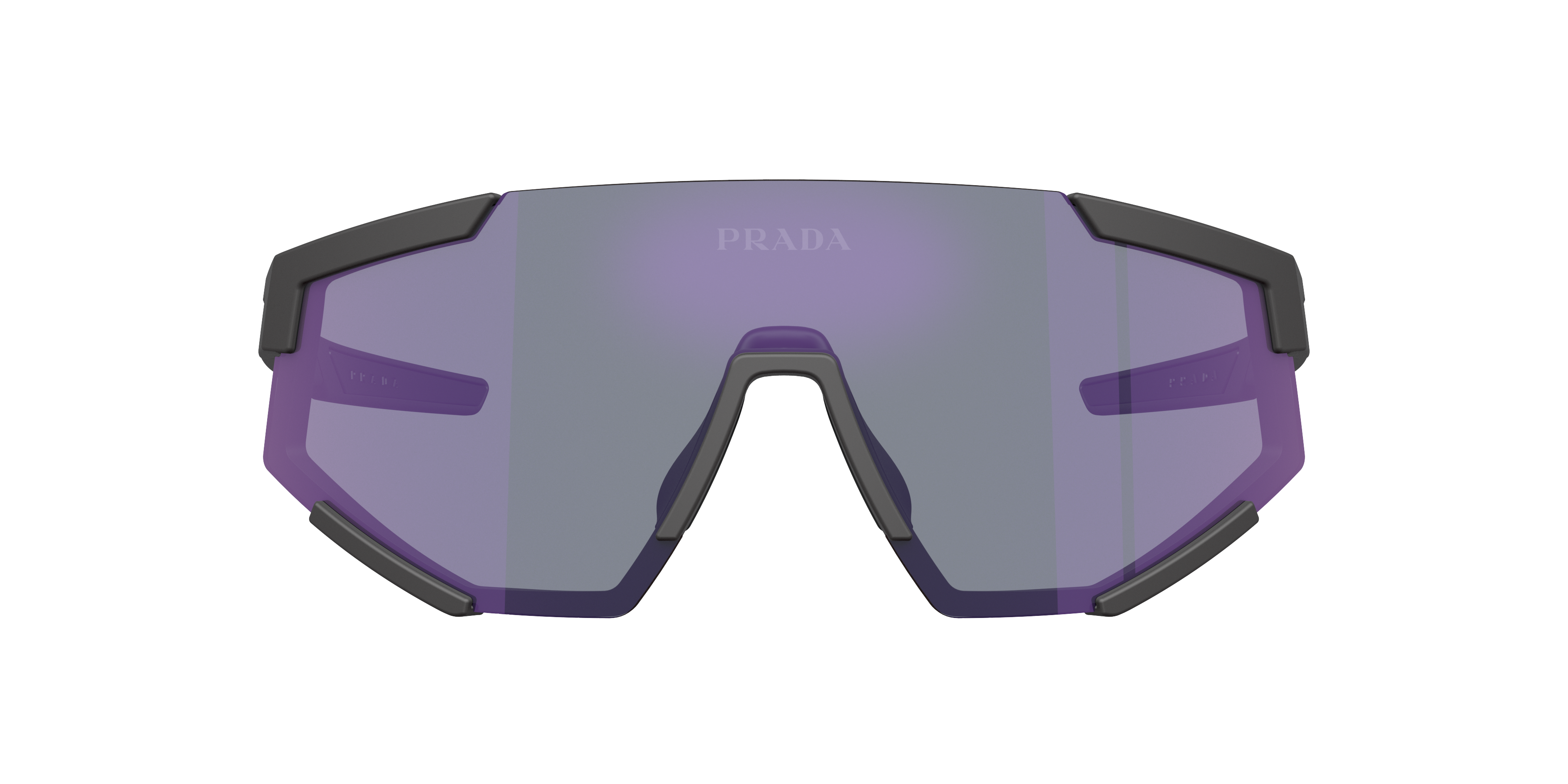 Shop Prada Linea Rossa Man Sunglass Ps 04ws In Dark Blue Mirror Violet