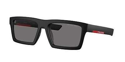 Prada sunglasses shop with red stripe