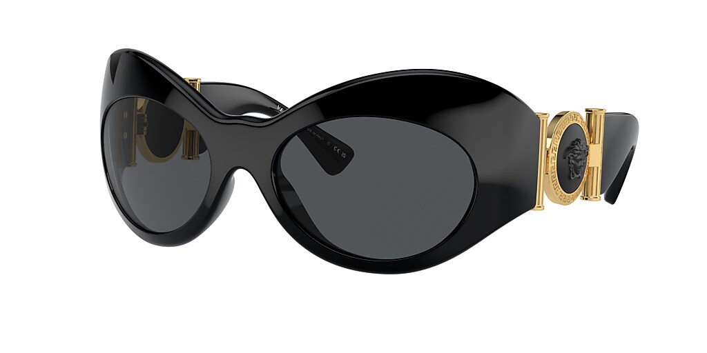 Versace VE4462 58 Dark Grey & Black Sunglasses | Sunglass Hut USA