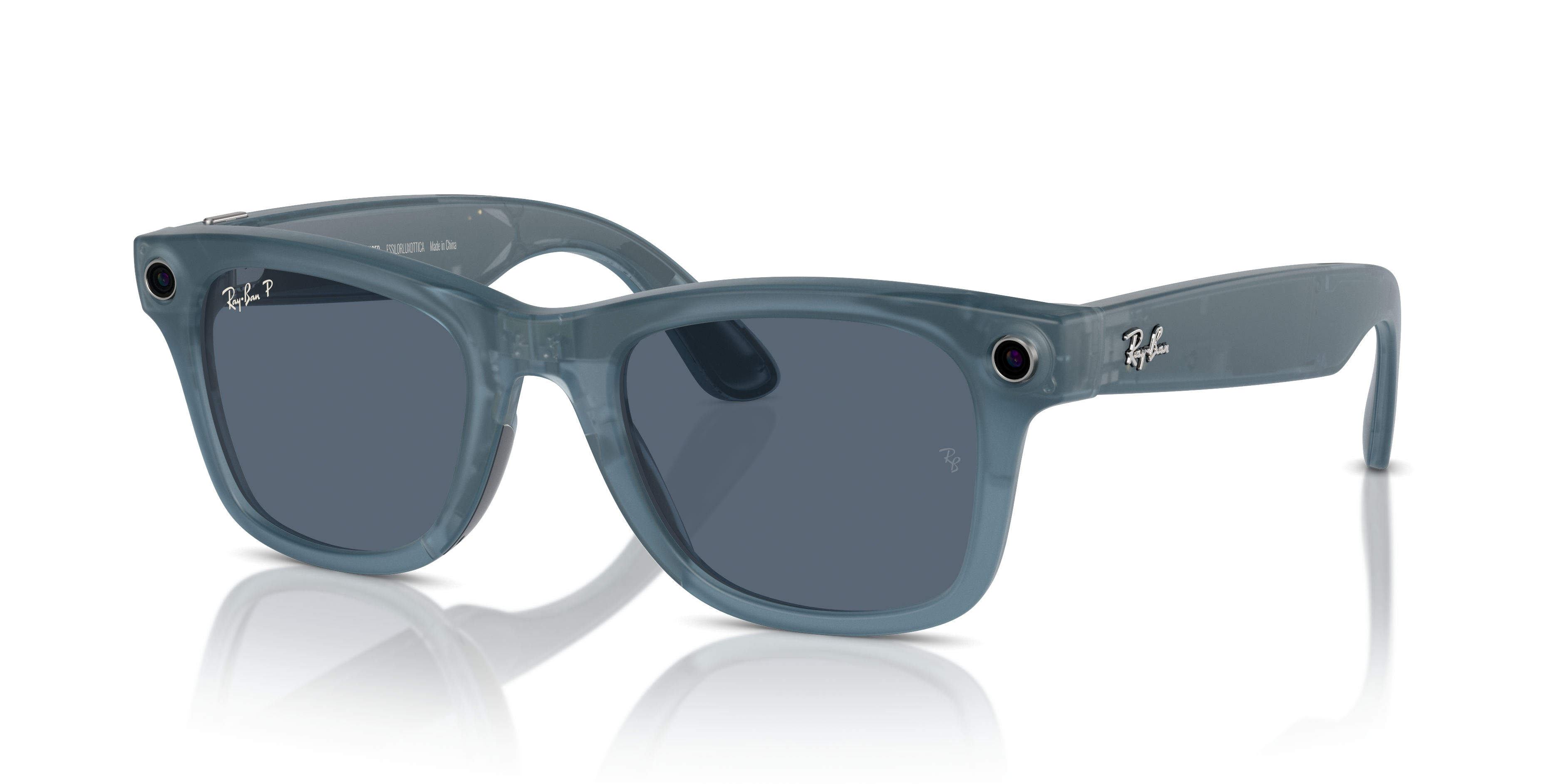 Ray-Ban New Wayfarer Matte Black RB2132F Polarised Sunglasses | MYER