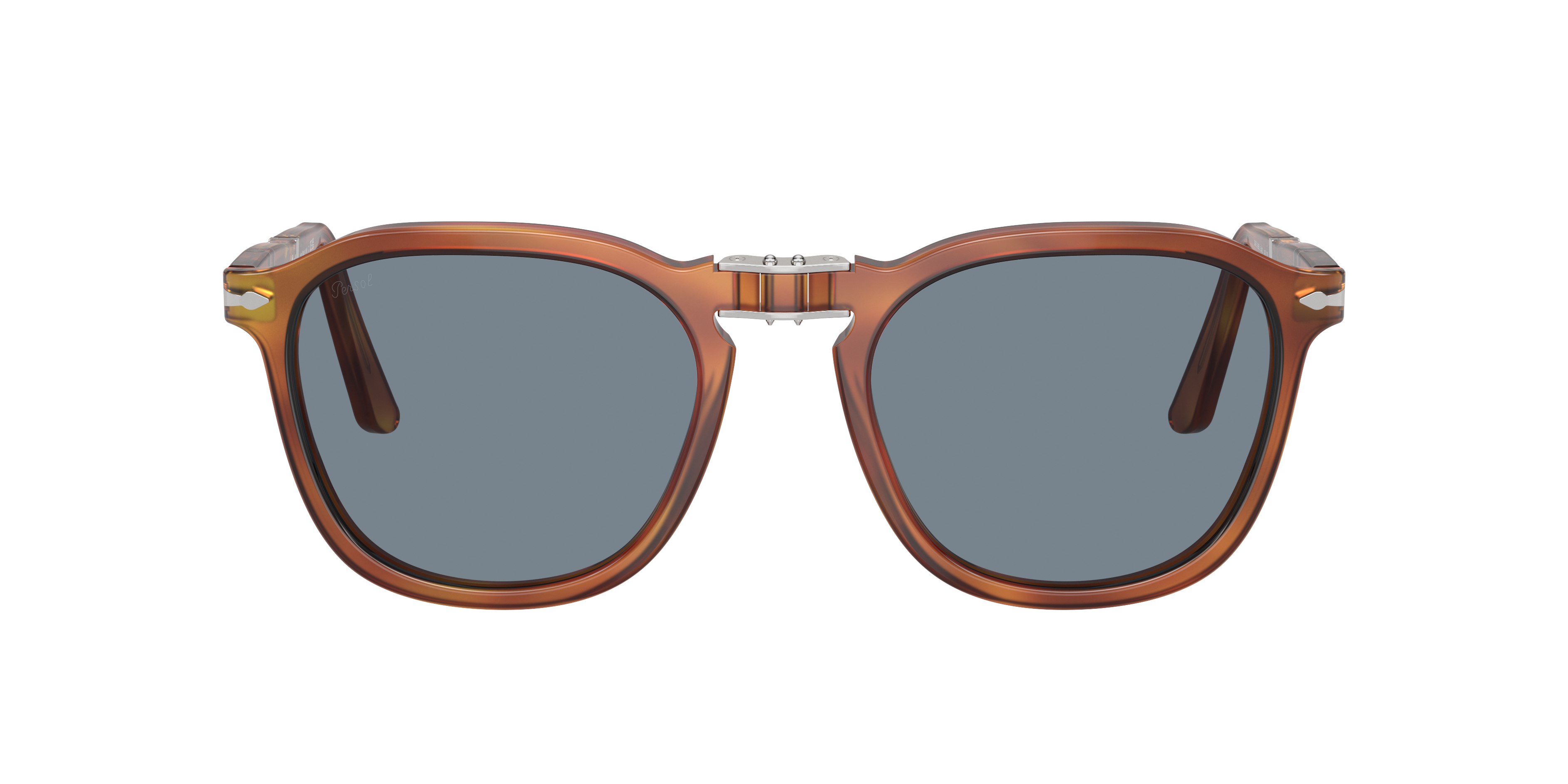 Persol Womens Brown Po3345s Square-frame Tortoiseshell Sunglasses In Blue