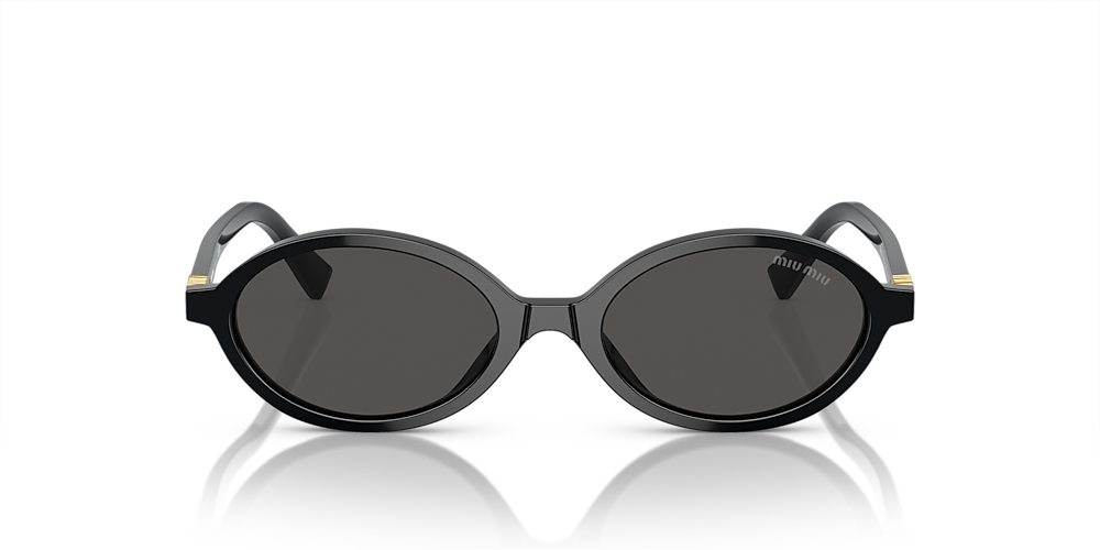 Miu Miu MU 04ZS 50 Dark Grey & Black Sunglasses | Sunglass Hut Canada