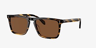 Oliver Peoples OV5189S Bernardo 54 Brown Polar & Cocobolo Polarized  Sunglasses | Sunglass Hut USA