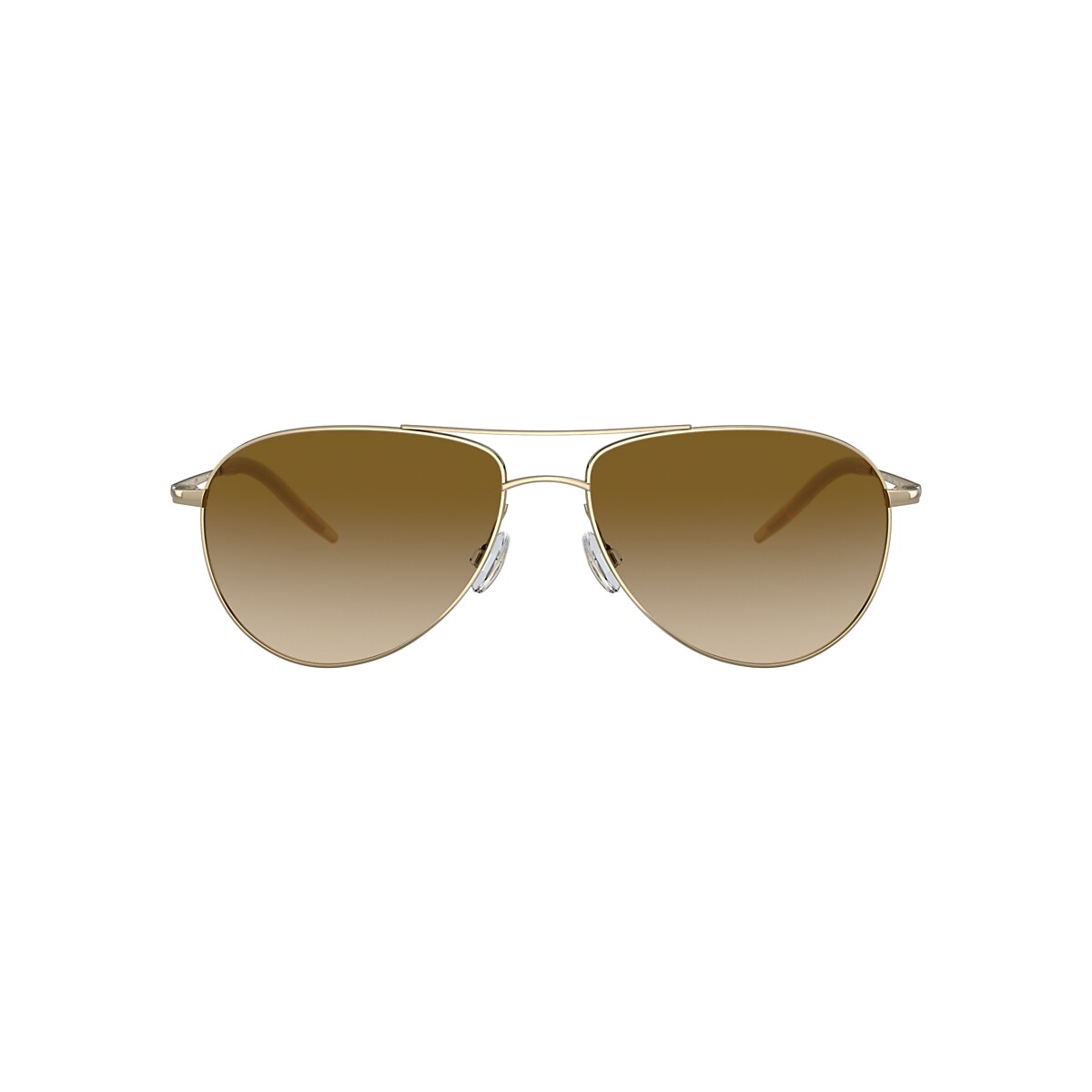 Oliver Peoples OV1002S Benedict 59 Clear Gradient Brown & Gold Sunglasses |  Sunglass Hut Australia