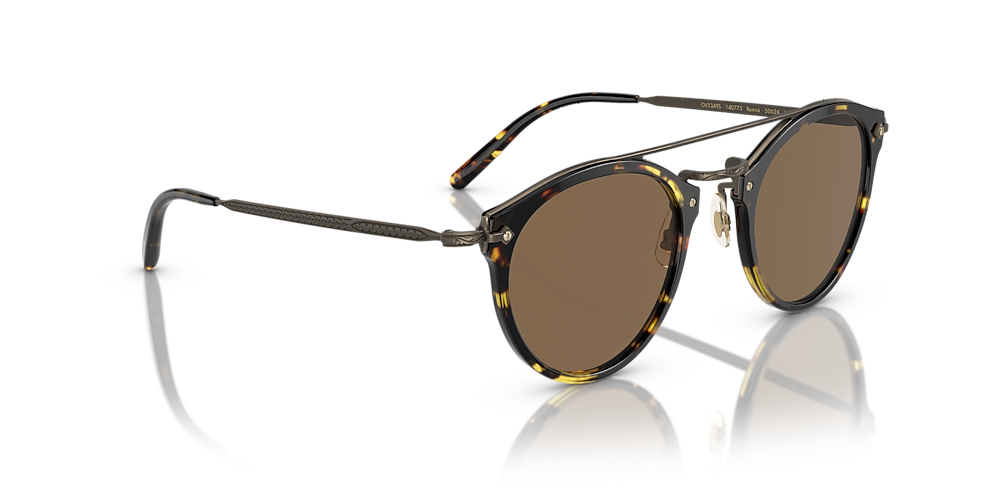 Oliver Peoples OV5349S Remick 50 Dark Brown & Vintage Dtb-Antique Gold  Sunglasses | Sunglass Hut Canada