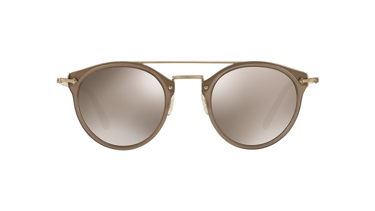 Oliver Peoples OV5349S Remick 50 Light Brown Mirror Gold & Taupe-Brushed  Gold Sunglasses | Sunglass Hut Australia