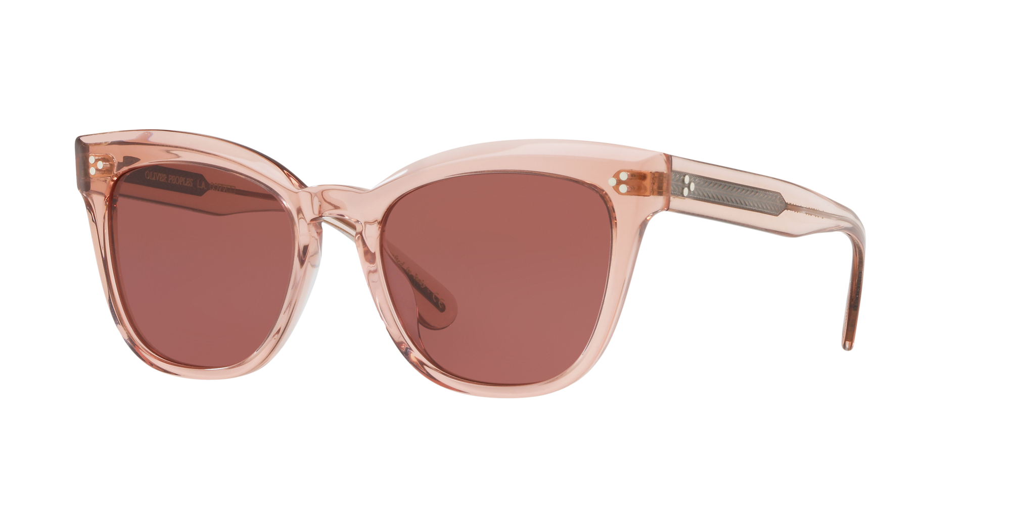 oliver peoples pink glasses