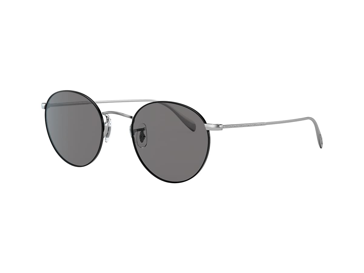 Oliver Peoples OV1186S Coleridge Sun 50 Carbon Grey & Silver-Black  Sunglasses | Sunglass Hut USA