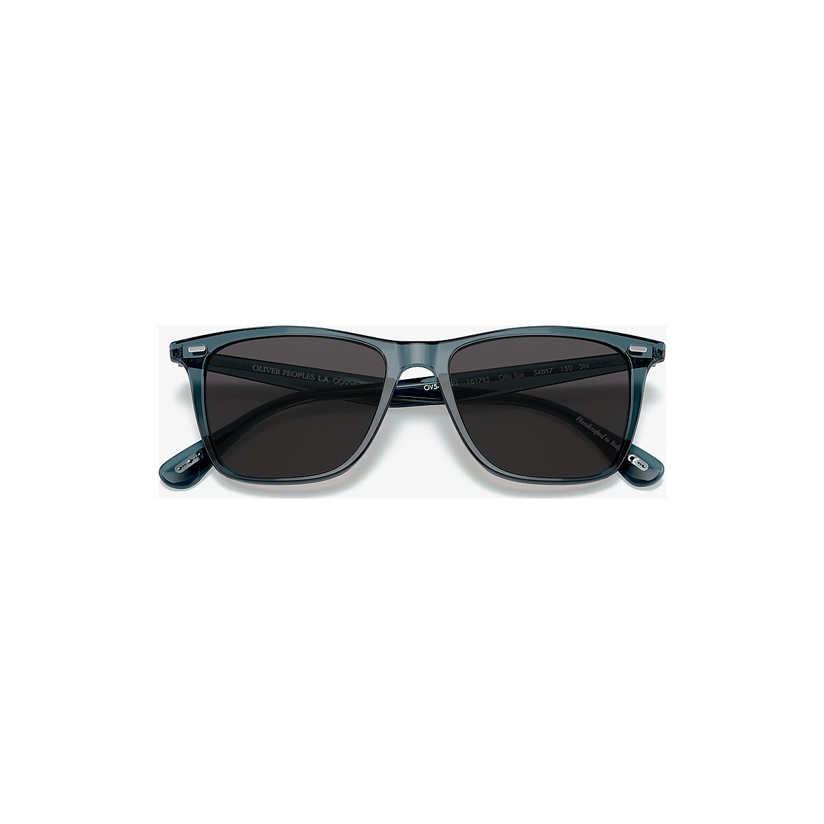 Oliver Peoples OV5437SU Ollis Sun 54 Carbon Grey & Washed Teal Sunglasses |  Sunglass Hut USA