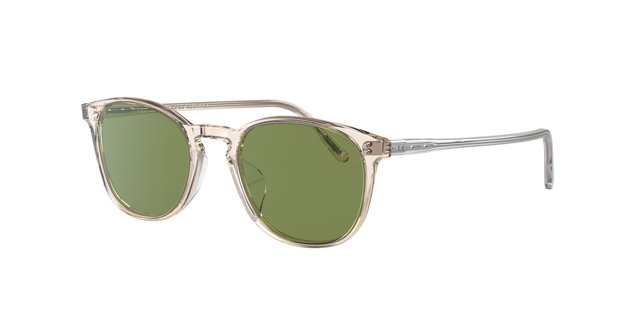 OLIVER PEOPLES OV5397SU Finley Vintage Sun Buff - Unisex Luxury Sunglasses,  Green C Lens