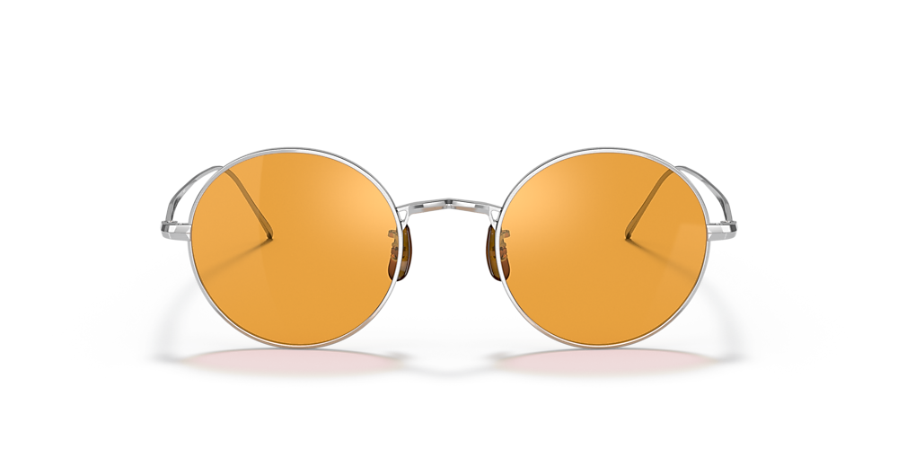Oliver Peoples OV1293ST G. Ponti-3 48 Amber Brown Polar & Brushed Chrome  Polarised Sunglasses | Sunglass Hut United Kingdom