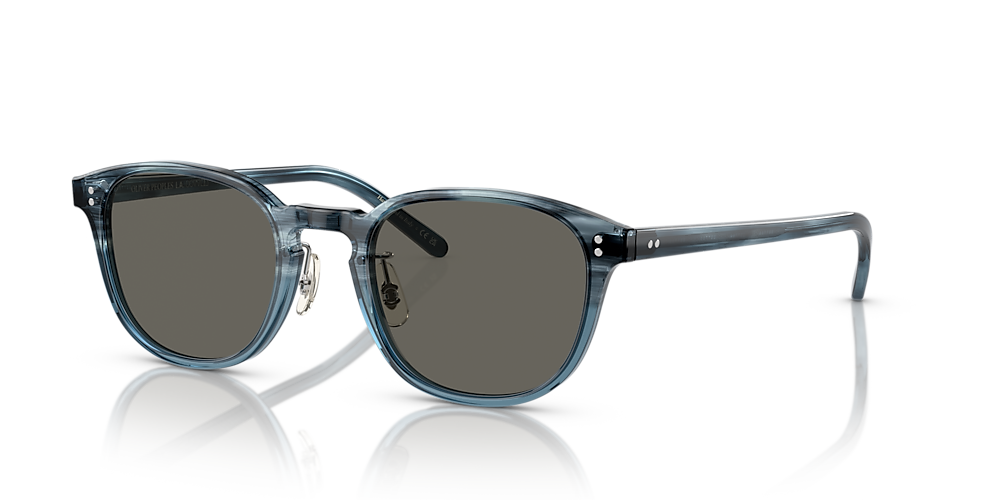 Oliver Peoples OV5219SM Fairmont Sun-F 49 Carbon Grey & Dark Blue