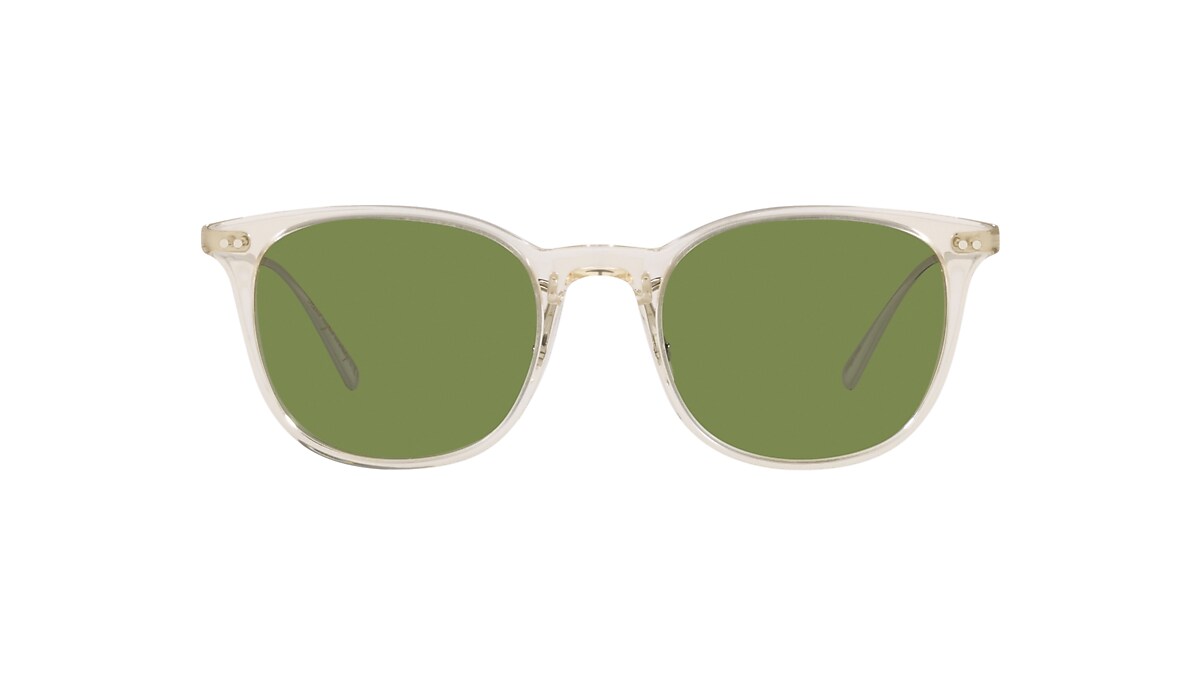 Oliver Peoples OV5482S Gerardo 51 Green C & Buff/Brushed Silver Sunglasses  | Sunglass Hut Australia