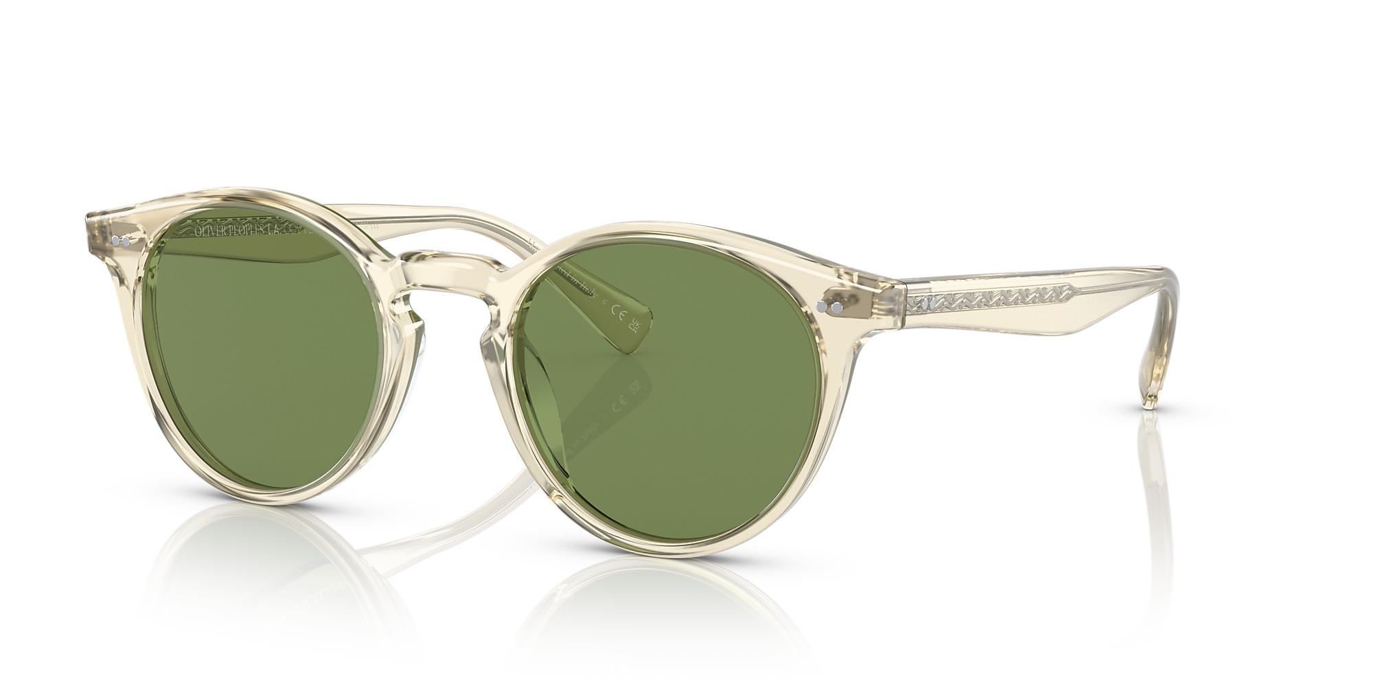 Oliver Peoples OV5459SU Romare Sun 50 Jade Polar & Pale Citrine ...