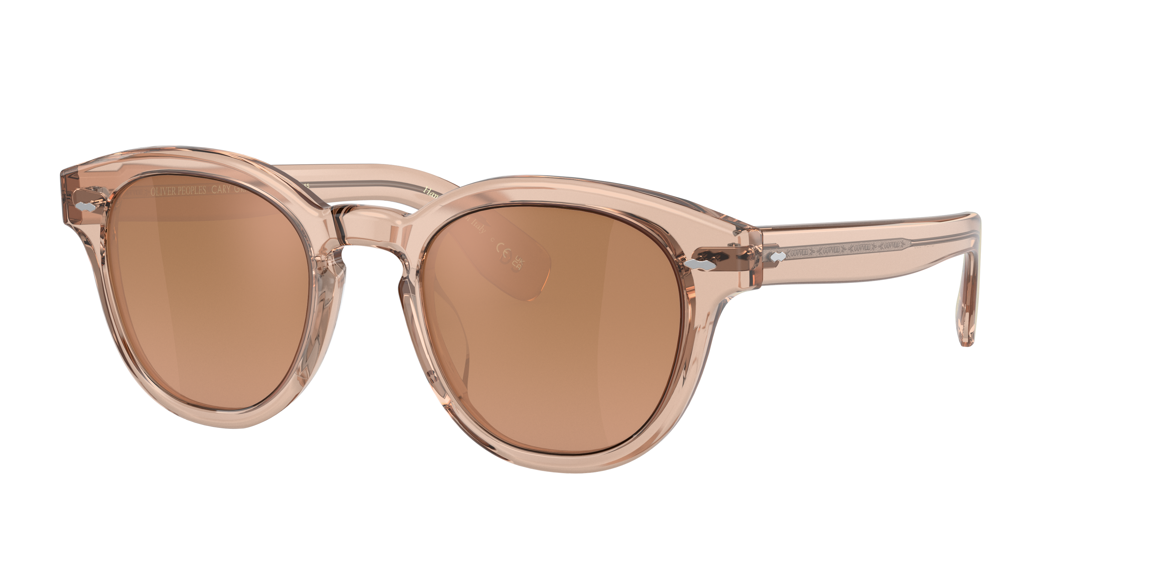 Oliver Peoples Unisex Sunglass Ov5413su Cary Grant Sun In Rose Quartz Gradient Mirror