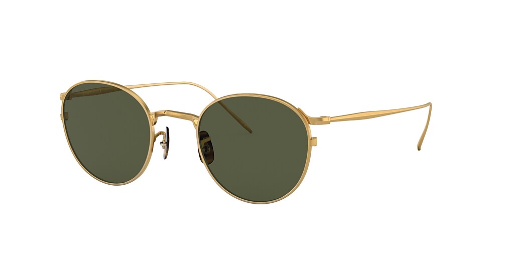 Oliver Peoples OV1311ST G.Ponti-4 48 G-15 & Gold Sunglasses | Sunglass ...