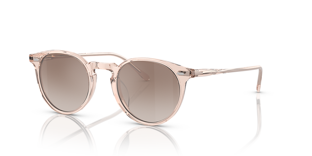 OLIVER PEOPLES OV5529SU N.02 Sun Cherry Blossom - Unisex Luxury Sunglasses,  Tuscan Brown Gradient Mirror Lens