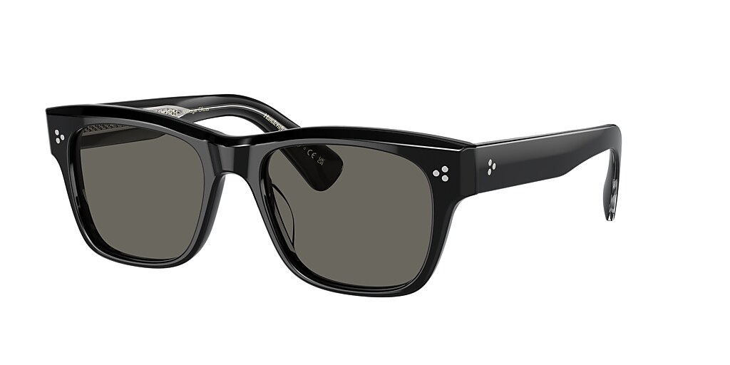Oliver Peoples OV5524SU Birell Sun 52 Carbon Grey & Black Sunglasses ...
