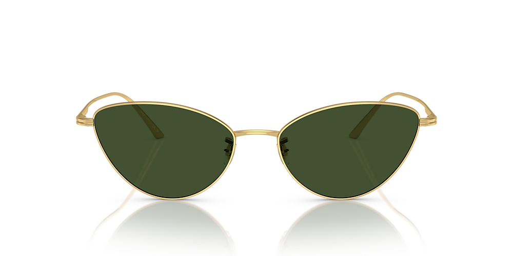 Oliver Peoples OV1328S 1998C 56 Green & Gold Sunglasses | Sunglass