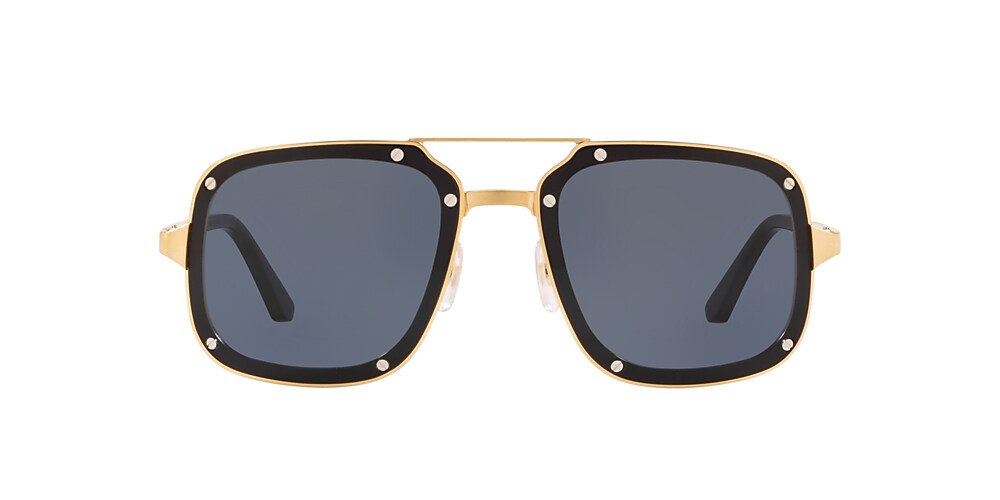 Cartier CT0194S 58 Blue Gold Shiny Sunglasses Sunglass Hut