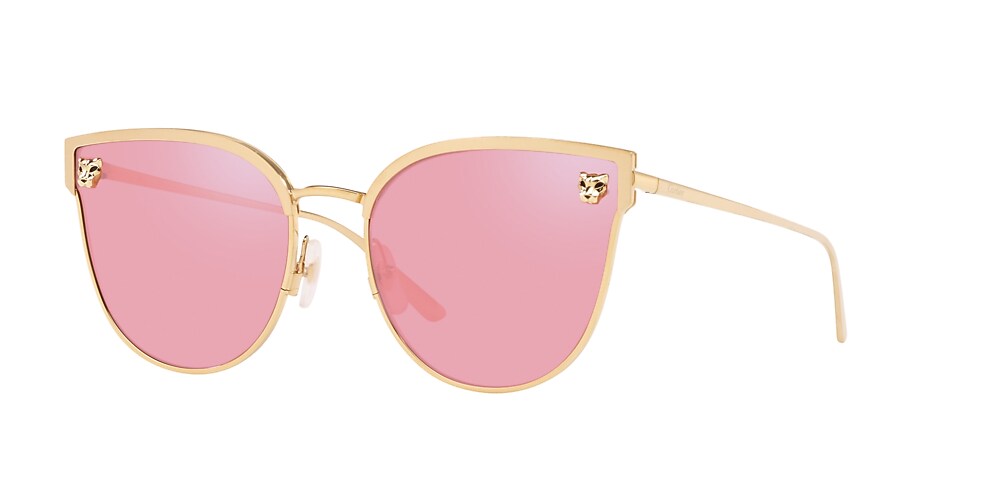 Cartier 2024 sunglasses pink