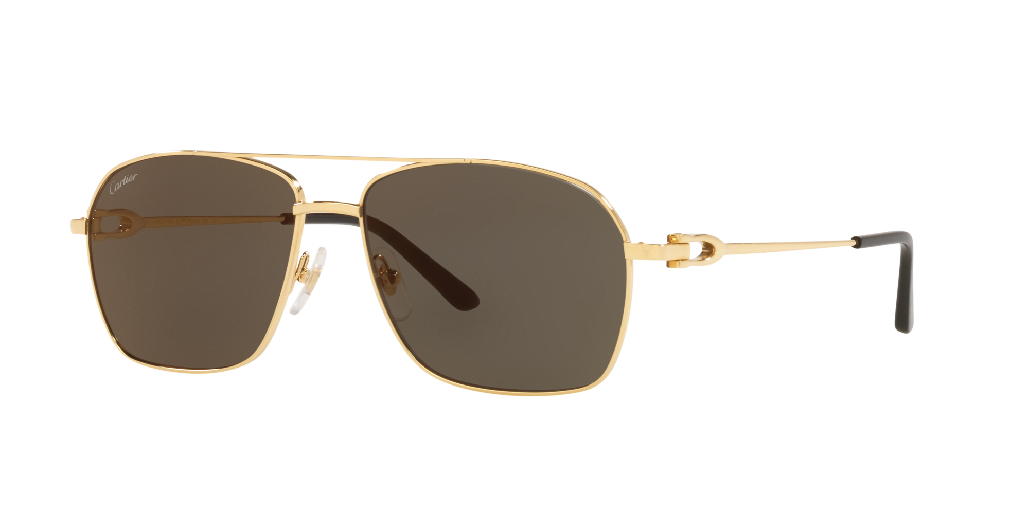 Cartier CT0198S 59 Pink & Gold Matte Sunglasses | Sunglass Hut New Zealand