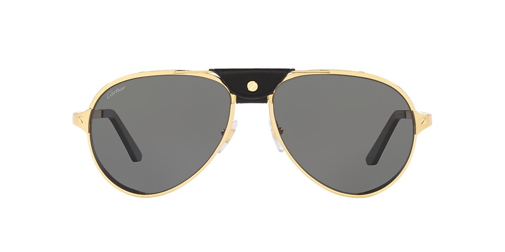 Cartier discount sunglasses gold