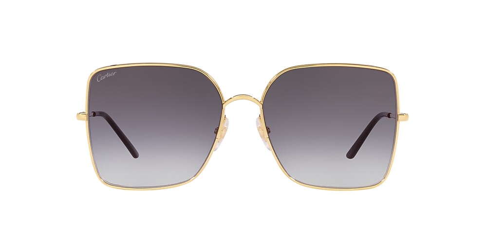 Cartier CT0299S 59 Grey Gold Sunglasses Sunglass Hut Australia